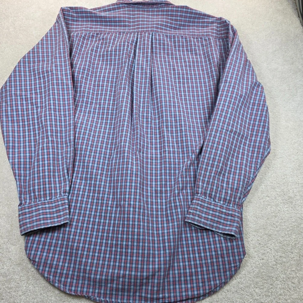 Polo Ralph Lauren Shirt Mens XL Multicolor Button Up Plaid Embroidered Pony Logo